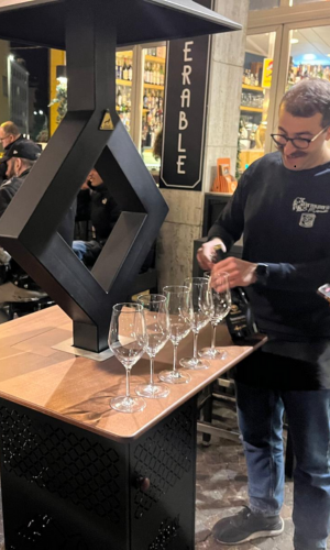 Pelletofen für den Außenbereich