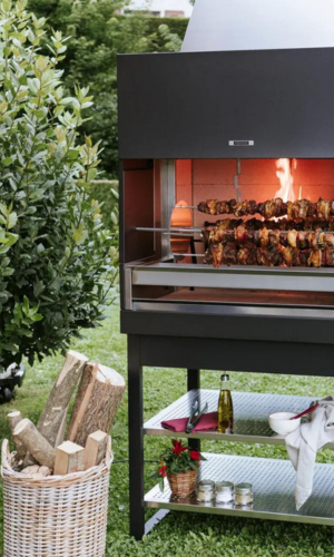 caminetto grill fògher componibile modulabile