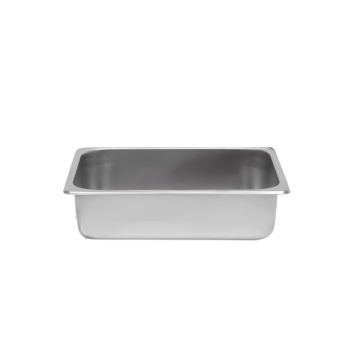 Bacinella per Gelateria in Acciaio Inox – 330x250 mm