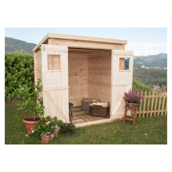 Casetta da giaridno in legno mod. Birba 200x200cm