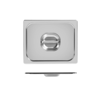 Coperchio Gastronorm GN 1/2 Acciaio Inox con manico