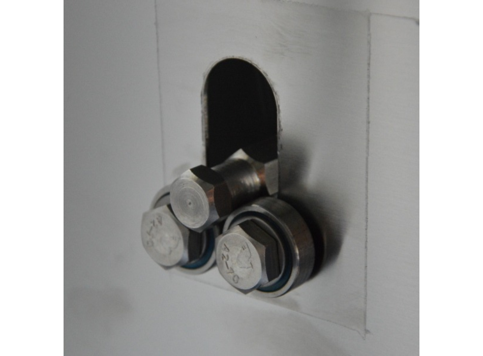 Girarrosto da banco MINI per spiedo bresciano - 30 cm - carbonella