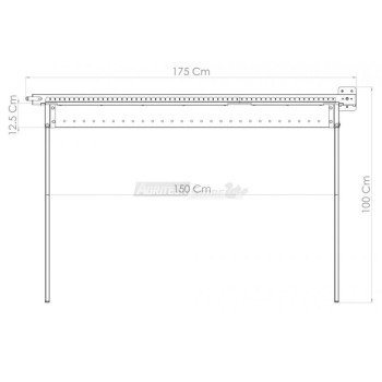 Grill Giraspiedini & Arrosticini Tecnoroast da 60 pezzi Single