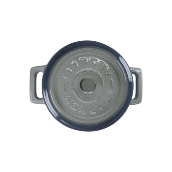 Mini casseruola con due maniglie in ghisa con coperchio 10cm