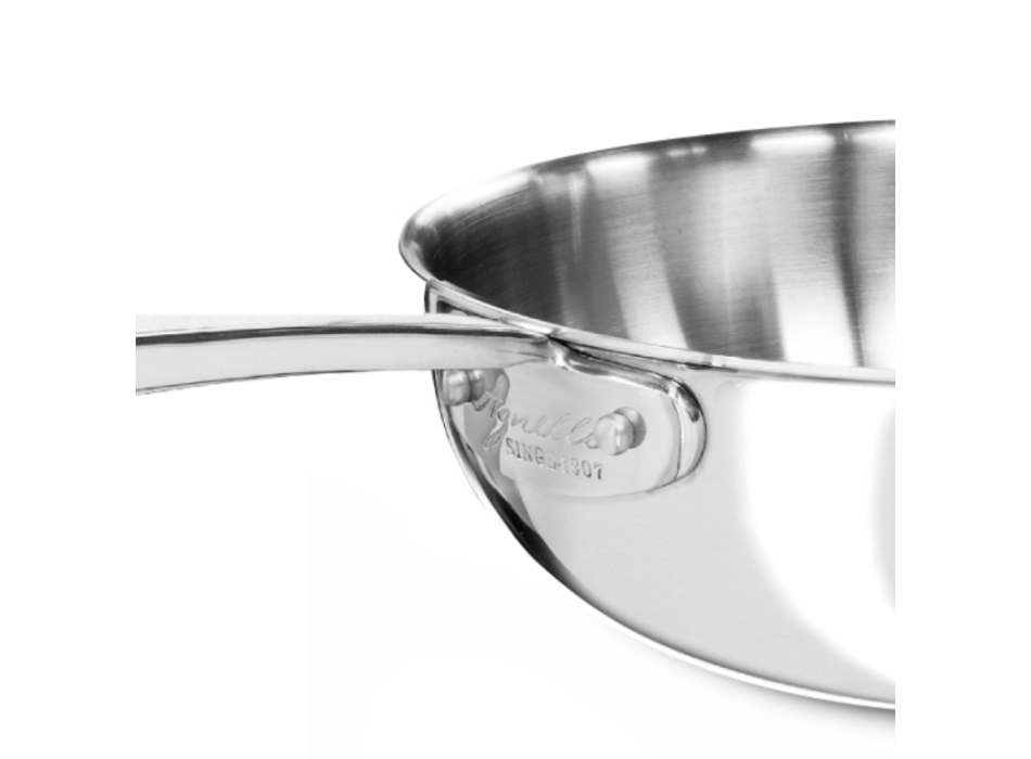 Padella a Mantecare Aluinox 3-Ply Pentole Agnelli in Acciaio Inox