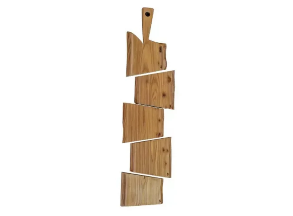 Tagliere legno olmo da S a XL - 5 pezzi