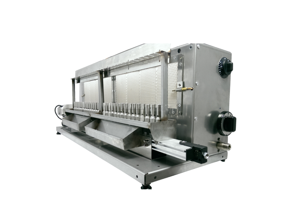 Tecnoroast TGP-30 Single Gas Pro – Grill Automatico Professionale a Gas per 30 Arrosticini