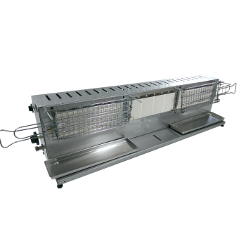Tecnoroast TGP-45 Single Gas Pro – Grill Automatico Professionale a Gas per 45 Arrosticini