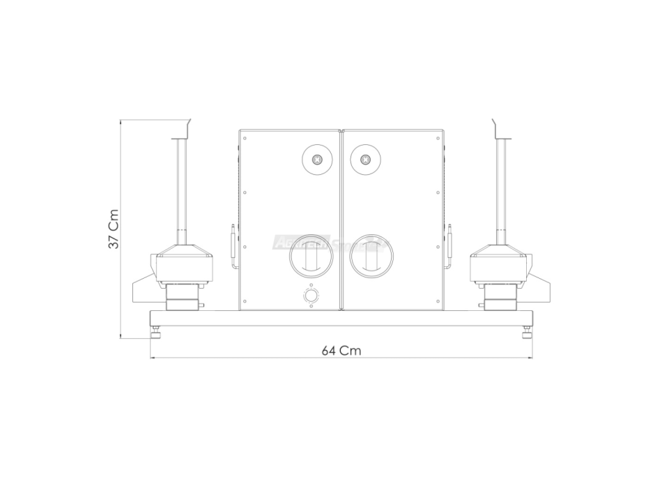 Tecnoroast TGPD-60 Double Gas Pro – Grill Automatico Professionale a Gas per 60 Arrosticini