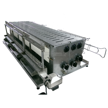 Tecnoroast TGPD-90 Double Gas Pro – Grill Automatico Professionale a Gas per 90 Arrosticini