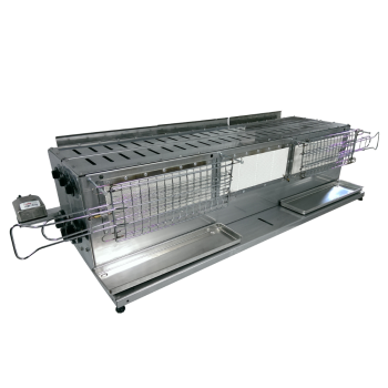 Tecnoroast TGPD-90 Double Gas Pro – Grill Automatico Professionale a Gas per 90 Arrosticini