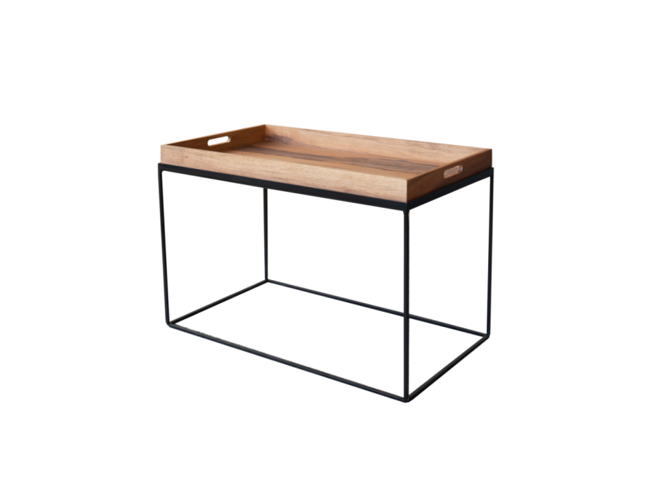 Vassoio 70x40 cm con struttura in metallo – Design Grattoni 1892