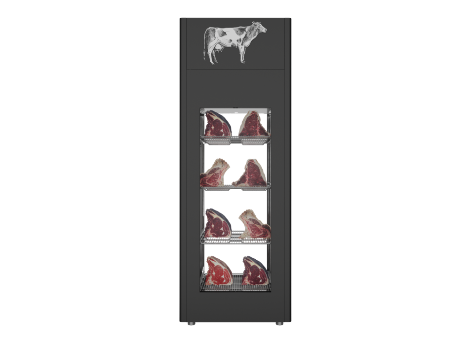 Fleischreifeschrank Stagionello Dry Age 3.0 - 700 L Vierfach-Schwarzglas