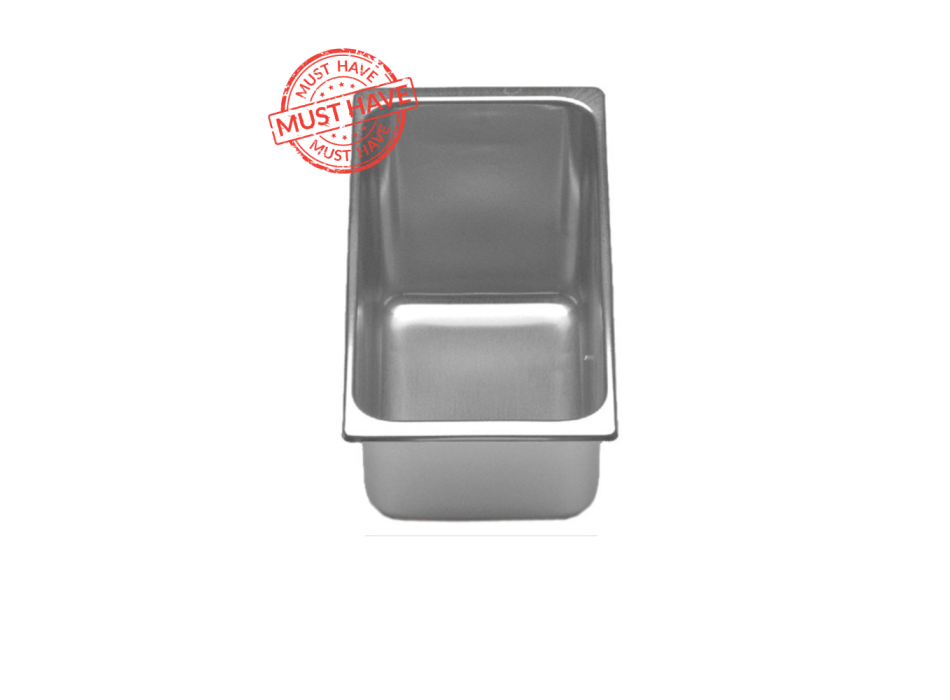 Edelstahl-Eiscremebehälter 330x165mm