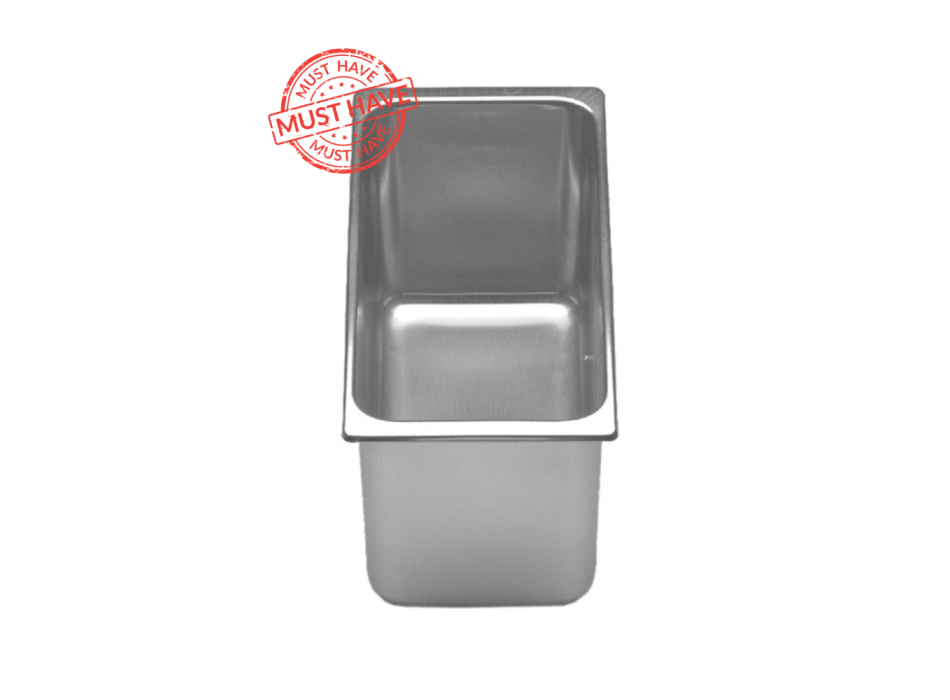 Edelstahl-Eiscremebehälter 330x165mm