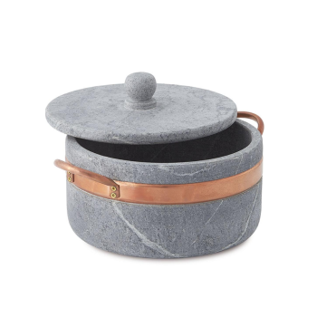 Specksteintopf Ø 20 cm – Natürlich Kochen