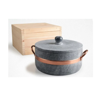 Specksteintopf Ø 20 cm – Natürlich Kochen