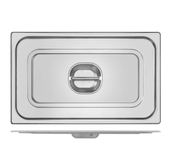 Gastronorm GN 1/1 Edelstahldeckel mit Griff