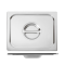 Gastronorm GN 2/4 Edelstahldeckel mit Griff