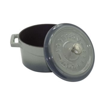 Gusseisentopf mit zwei Griffen und Deckel 20 cm