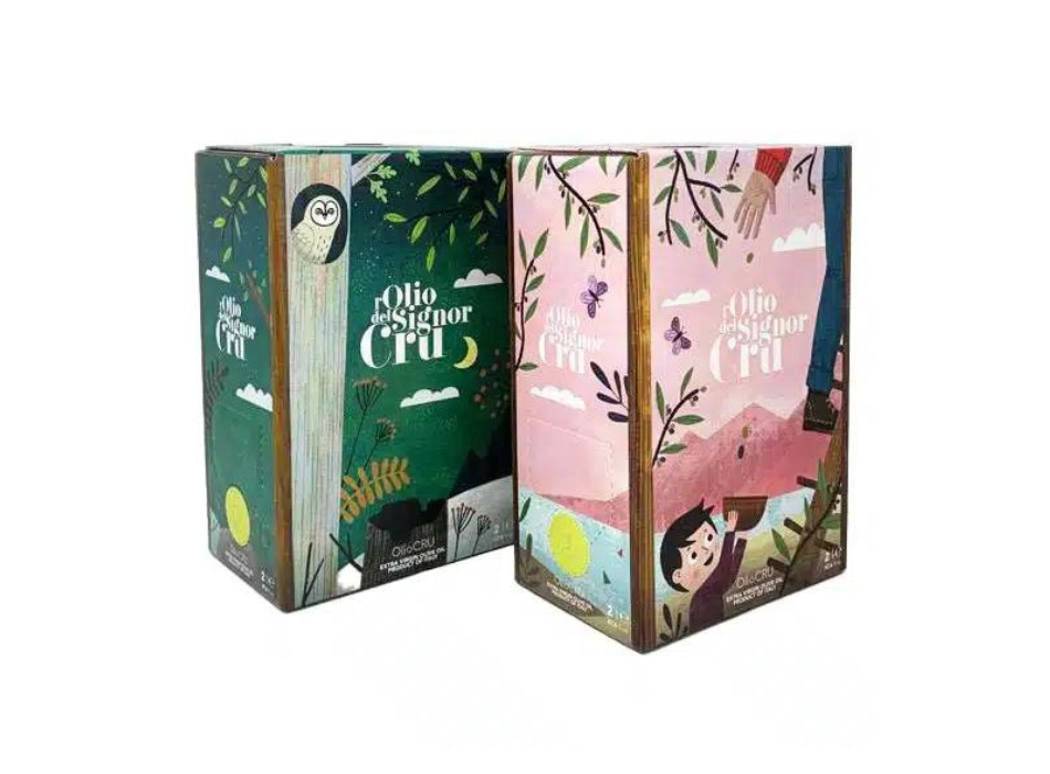 EVO-Öl - Bag-in-Box „L'Olio del Signor Cru“ 2 Liter