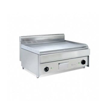 Parker 800 EC‑337 – Professionelle elektrische Grillplatte aus Edelstahl mit doppelter Kochzone