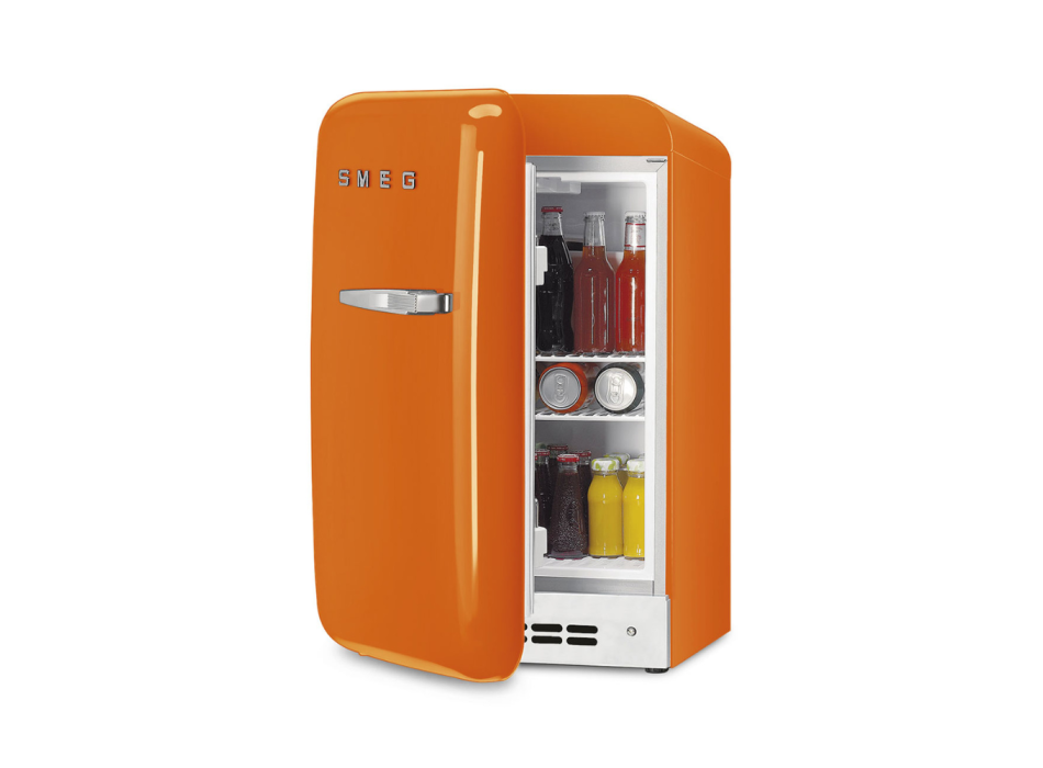 Smeg FAB5 – Mini-Kühlschrank im Vintage-Stil der 1950er Jahre, Orange