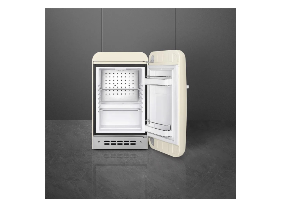 Smeg FAB5 – Mini-Kühlschrank im Vintage-Stil der 1950er Jahre, Creme