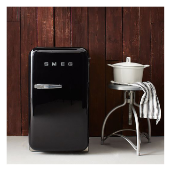Smeg FAB5 – Mini-Kühlschrank im Vintage-Stil der 1950er Jahre, Schwarz