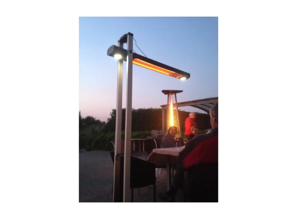 Skyline Infrarot-Heizstrahler – 1880W | Outdoor mit Rädern und Fernbedienung