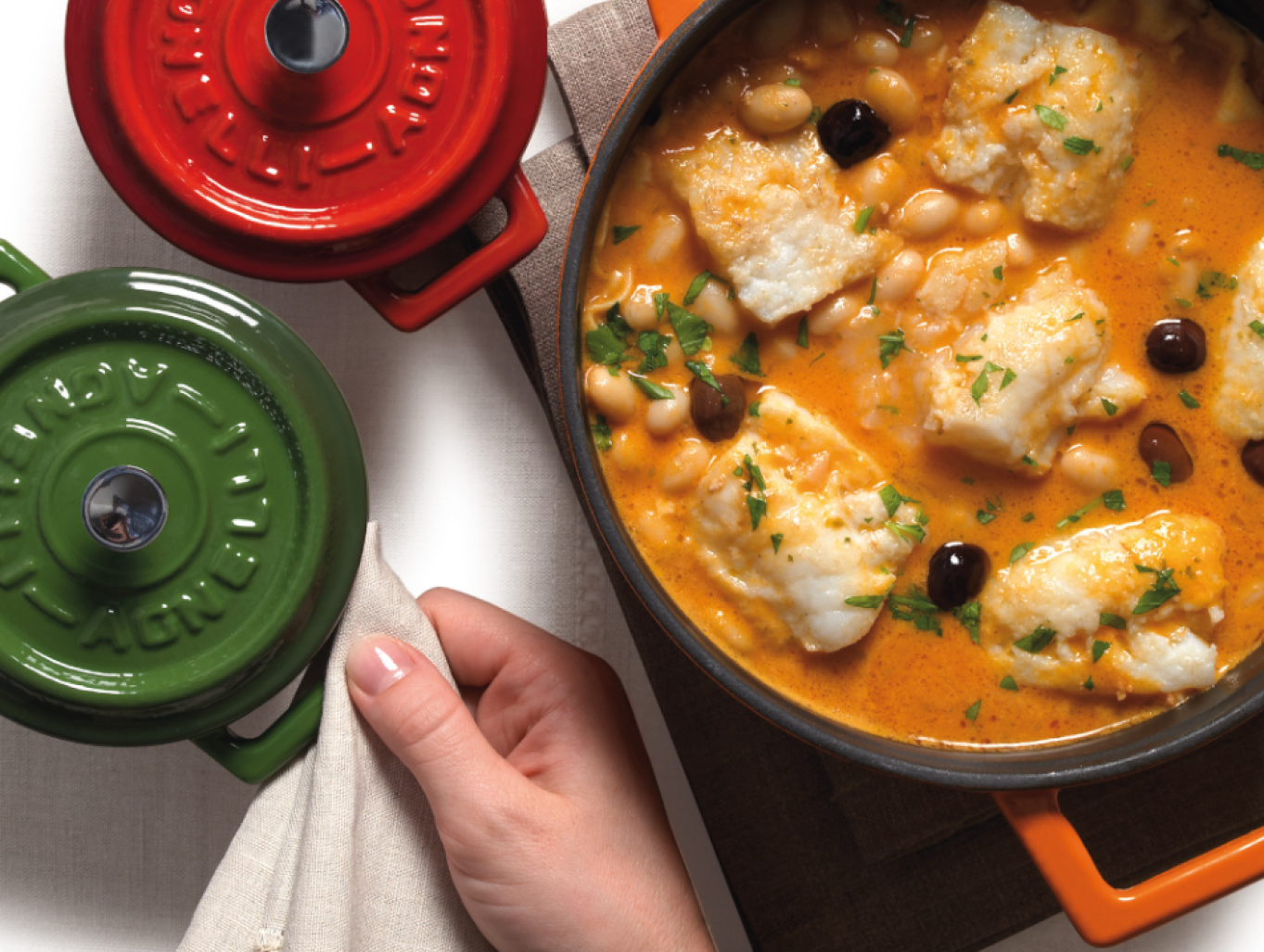 Professional Pots in Aluminum, Copper, Cast Iron and Soapstone