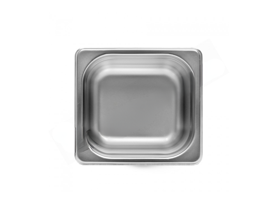 Stainless steel ice cream basin 180x65mm