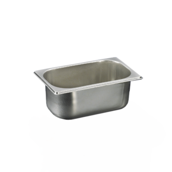 Stainless steel ice cream bowl 265x160mm