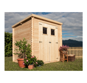 Wooden garden house mod. Birba 200x200cm