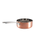 Copper saucepan with one handle