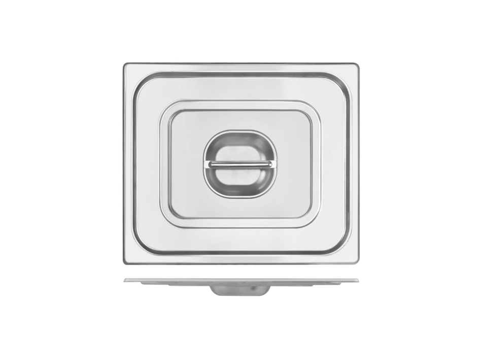 Gastronorm GN 2/3 Stainless Steel Lid with Handle