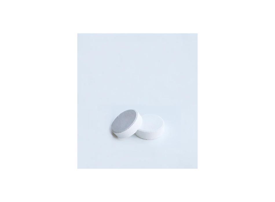 Calcium hypochlorite in small tablets