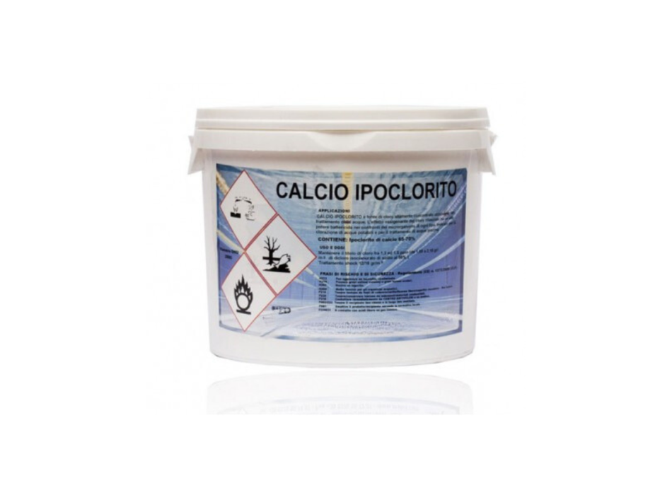 Calcium hypochlorite in small tablets