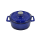 Mini cast iron two-handle saucepan with lid 14cm