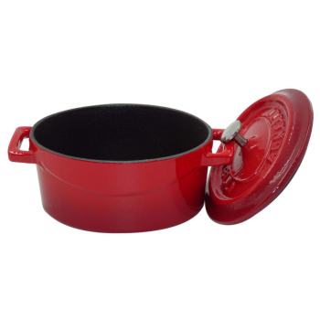 Mini oval saucepan with two cast iron handles with lid 12x9cm