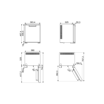 Smeg 30-liter minibar - MTE30