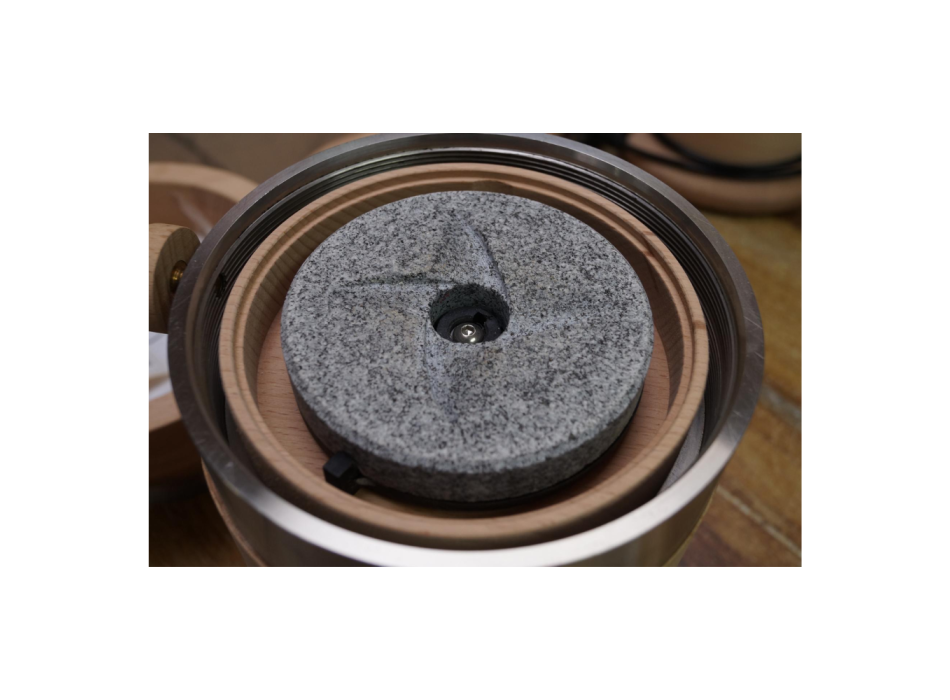 MT18 in Beech - Stone Mill for Cereals