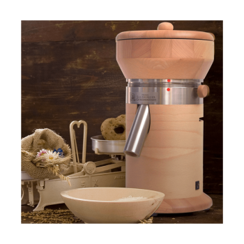 MT18 in Beech - Stone Mill for Cereals