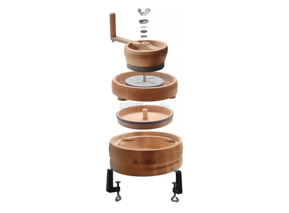 Grain Mill - Manual Grain Grinder with Granite Stone MH6