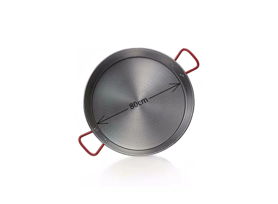 Iron Paella Pan 80 cm - Made in Spain