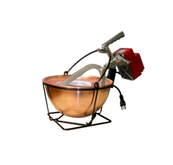 3.5L Electric Copper Polenta Pot with Automatic Mixer