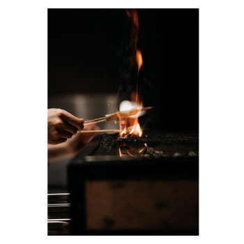 Hibachi Square Plate 40X22cm