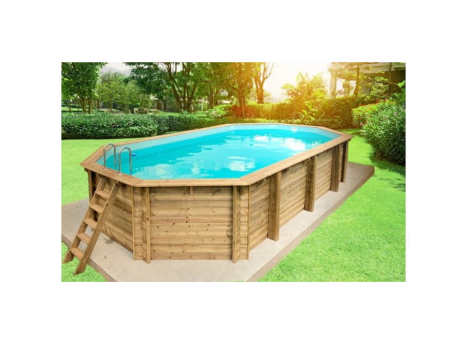 Octagonal pool 486x336 cm