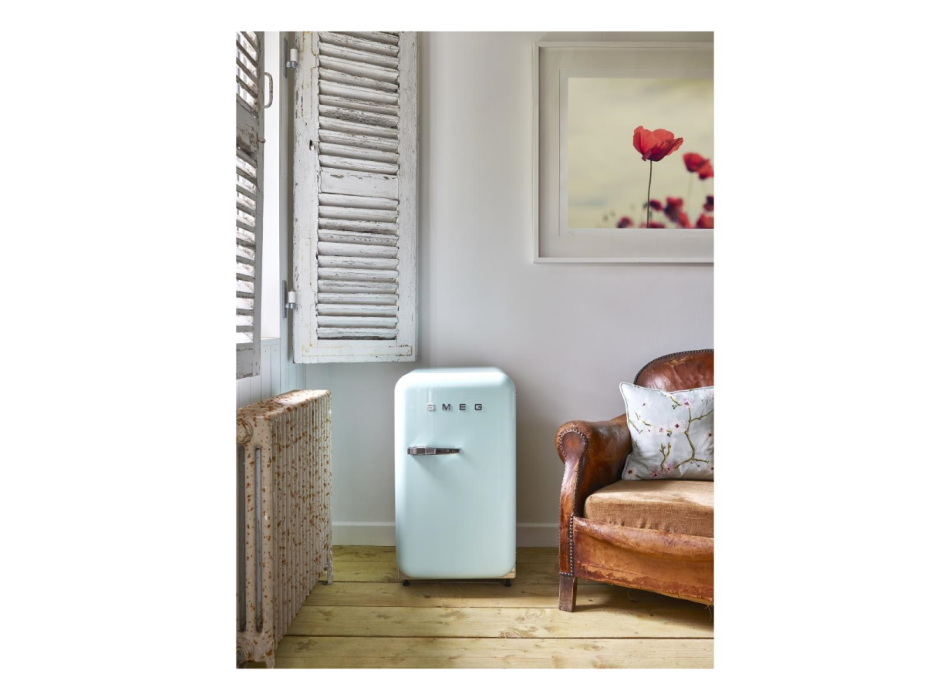 Smeg FAB5 – Vintage 1950s Mini Fridge in Pastel Green