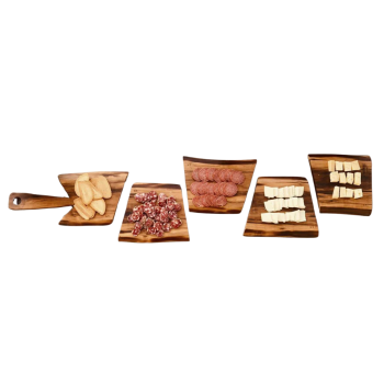 Elm Wood Cutting Board S to XL - 5 Pieces